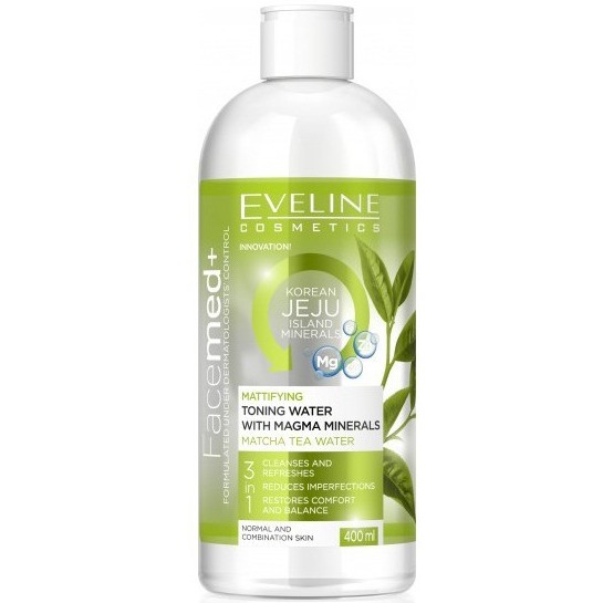 [HCM]Nước hoa hồng kiềm dầu Eveline Facemed 400ml