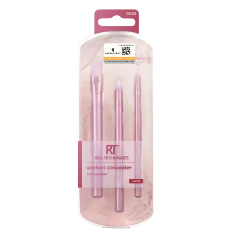 Bộ Cọ Trang Điểm 3 Cây RT Real Techniques Perfect Concealer