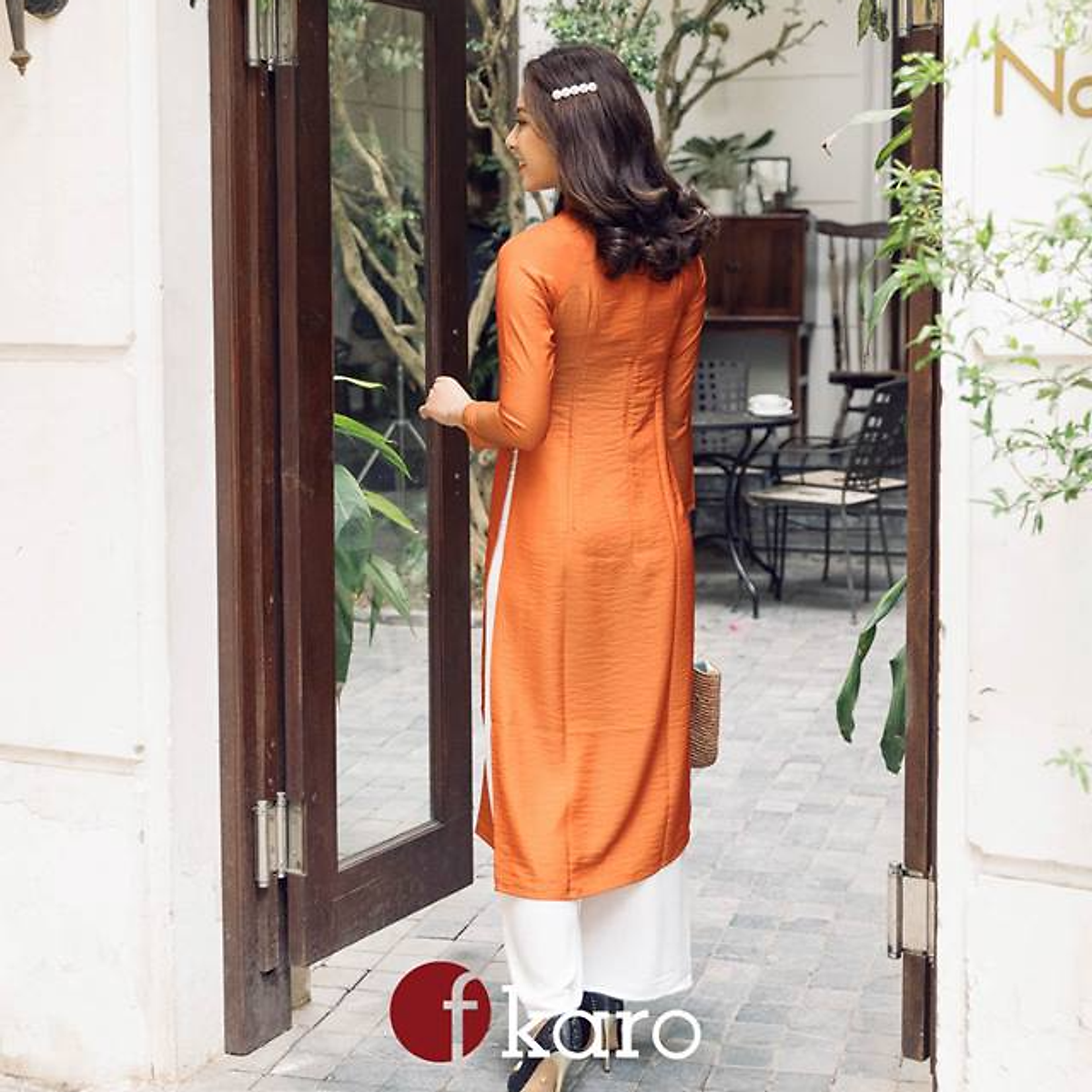 Áo Dài Cách Tân Lụa Tô Châu Cao Cấp - Mian.vn  ( hàng kỹ - hình thật )