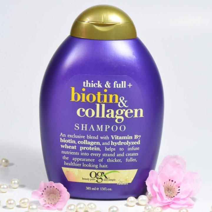 Dầu Gội Ogx Biotin & Collagen Shampoo 385ml mọc tóc, giảm rụng