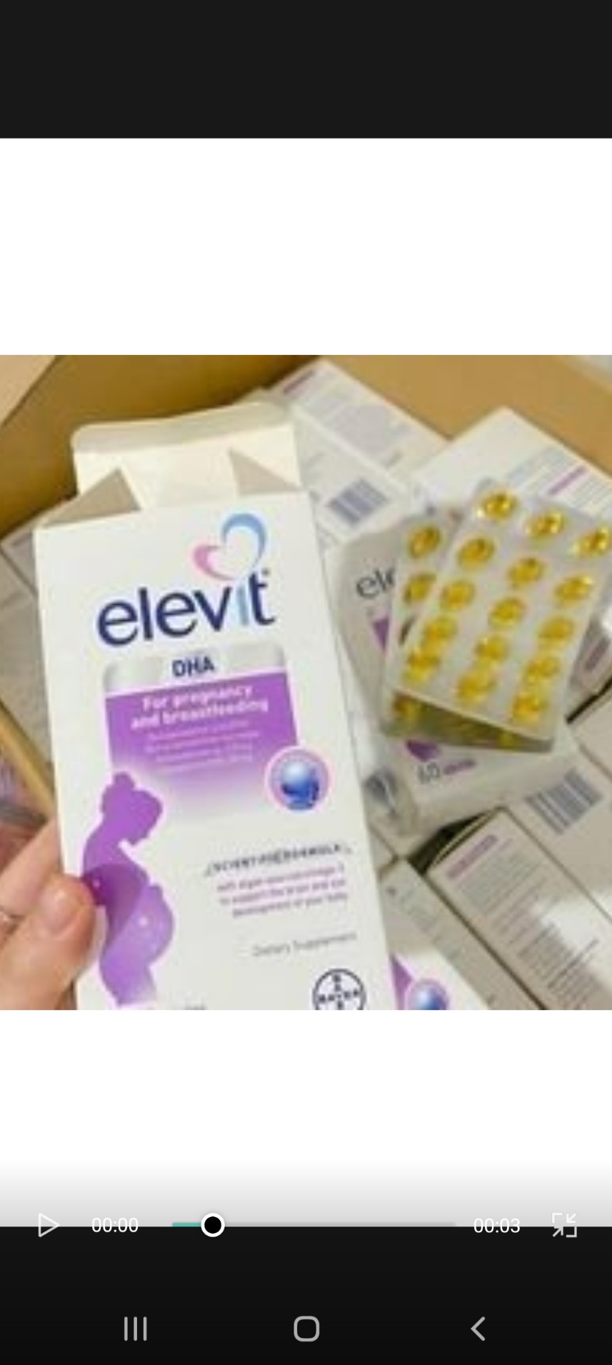 Vitamin cho mẹ bầu Elevit bầu + Elevit sau sinh + Elevit Dha
