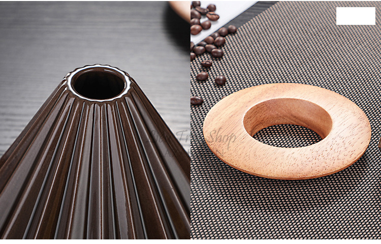 Giá gỗ cho phễu V60 pha cà phê cafe giấy lọc