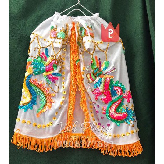 Combo 5 áo bà Ngũ Hành Nương Nương (size: 30cm, 40cm, 50cm)