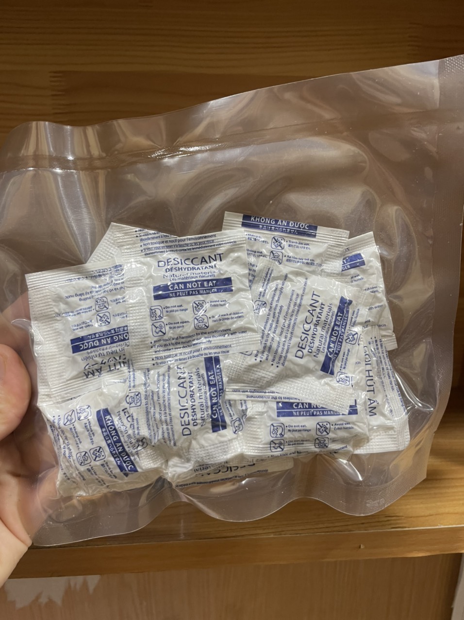 Gói hút ẩm 3gr xanh(Túi 100gram)