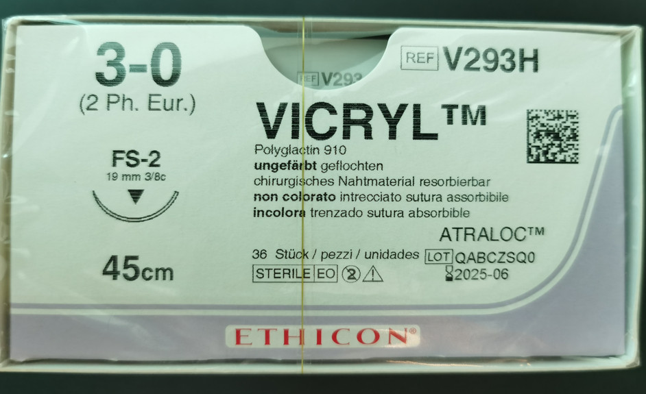Chỉ phẫu thuật Vicryl 3/0