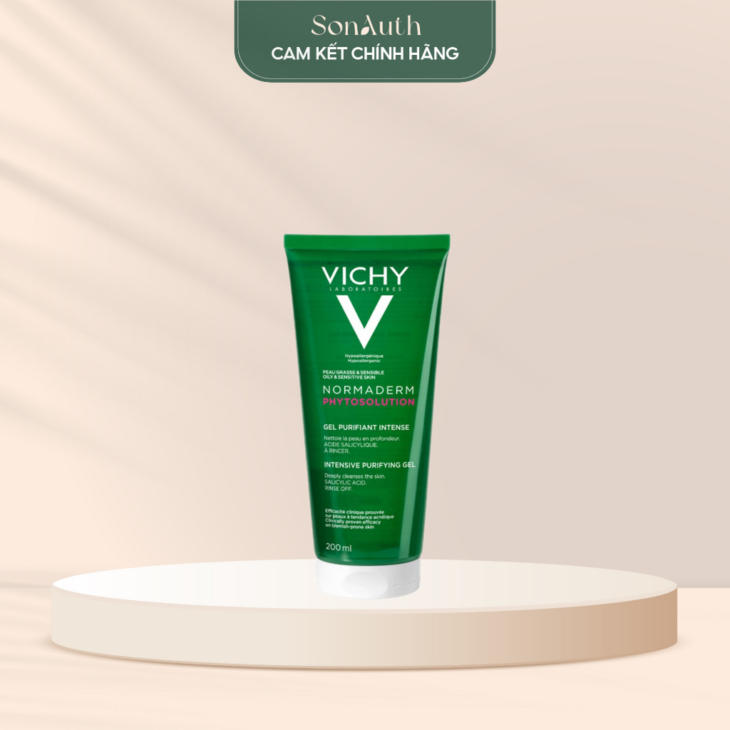 Sữa rửa mặt Vichy Normaderm Phytosolution Purifying Cleansing Gel 200ml