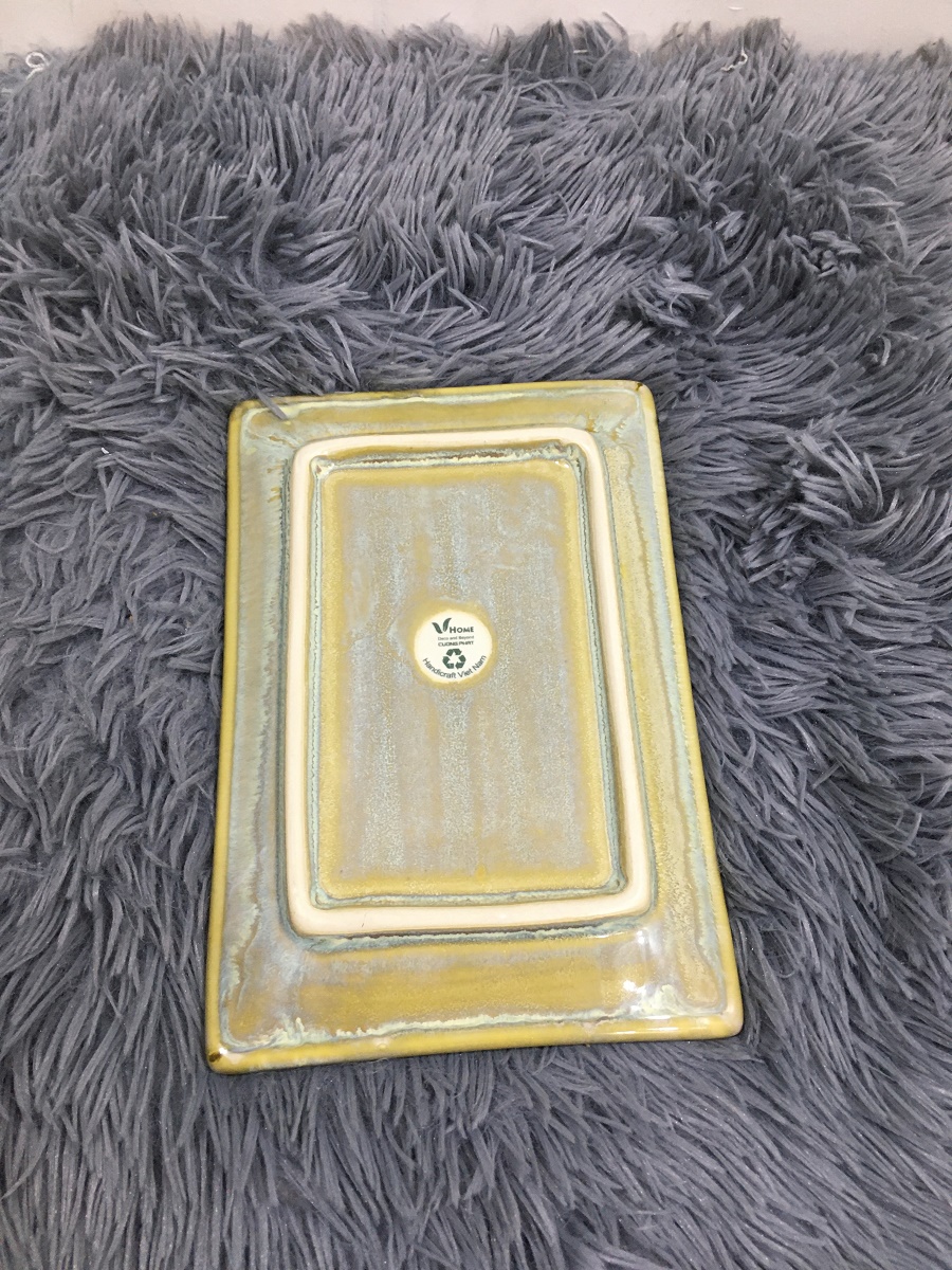 DĨA CHỮ NHẬT 21X14.5X2.8 CM