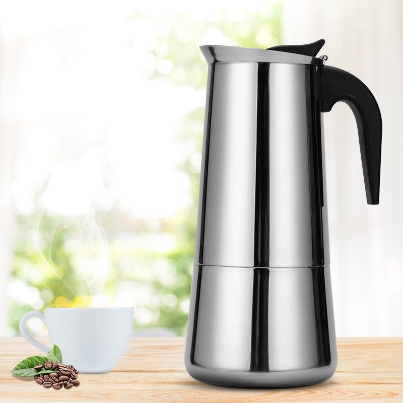 Bình Pha Cafe Moka Pot Mang Phong Cách Ý [ 5 Kích Thước ]