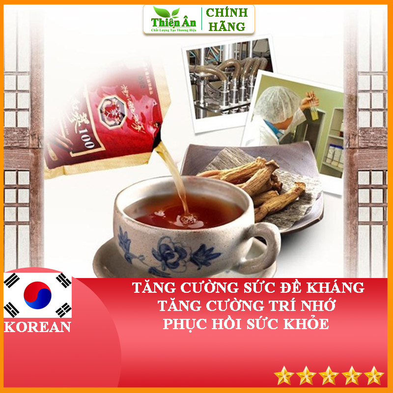 Nước Hồng Sâm Hộp 30 Gói Bio Hàn Quốc