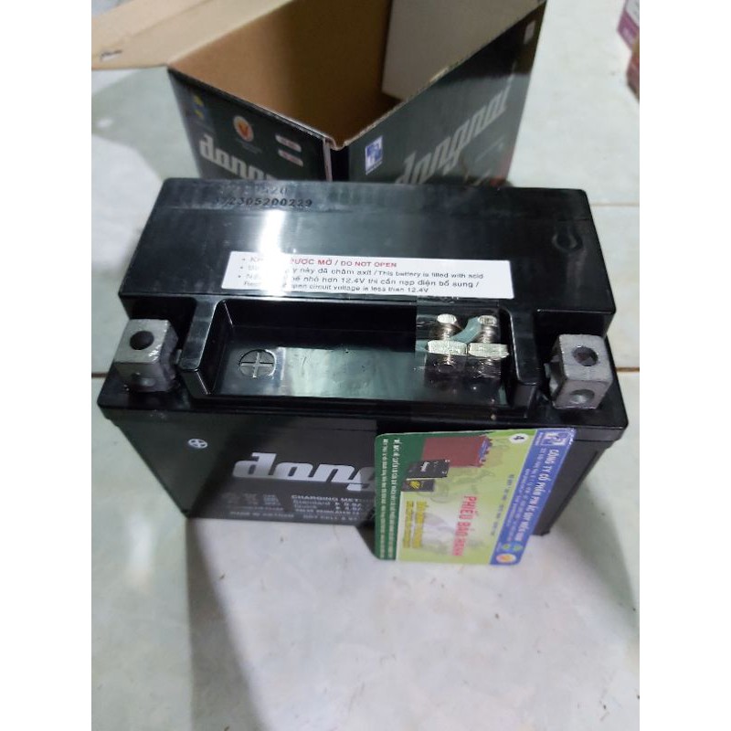 Bình điện xa atila - ắc qui xe máy 12v 7a hoặc 9a