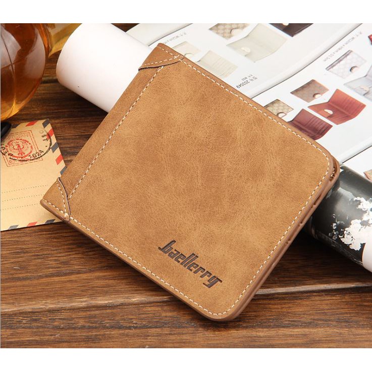 Ví da nam đựng tiền da lộn BAELLERRY 1166