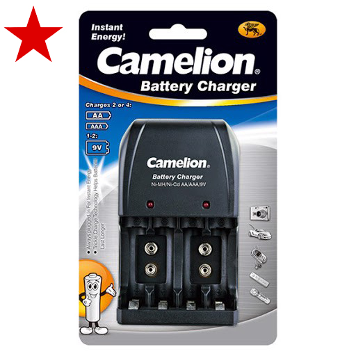 1 máy sạc pin aa, aaa, 9V Camelion BC0904S