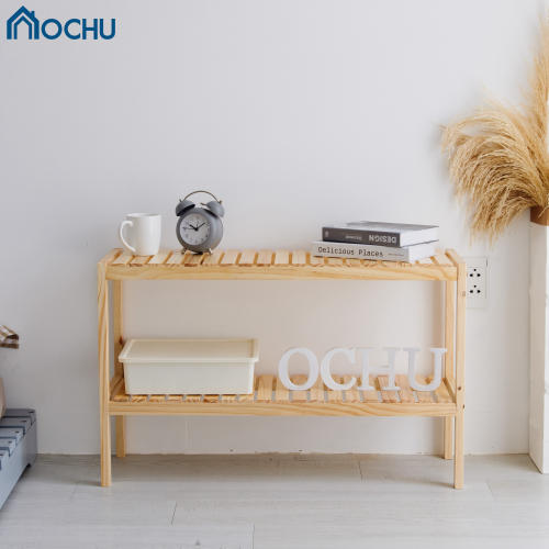 Kệ Đa Năng 2 Tầng Khung Gỗ Thông OCHU - Bench 2F