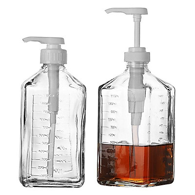 Bình bơm siro bằng thủy tinh 1100ml