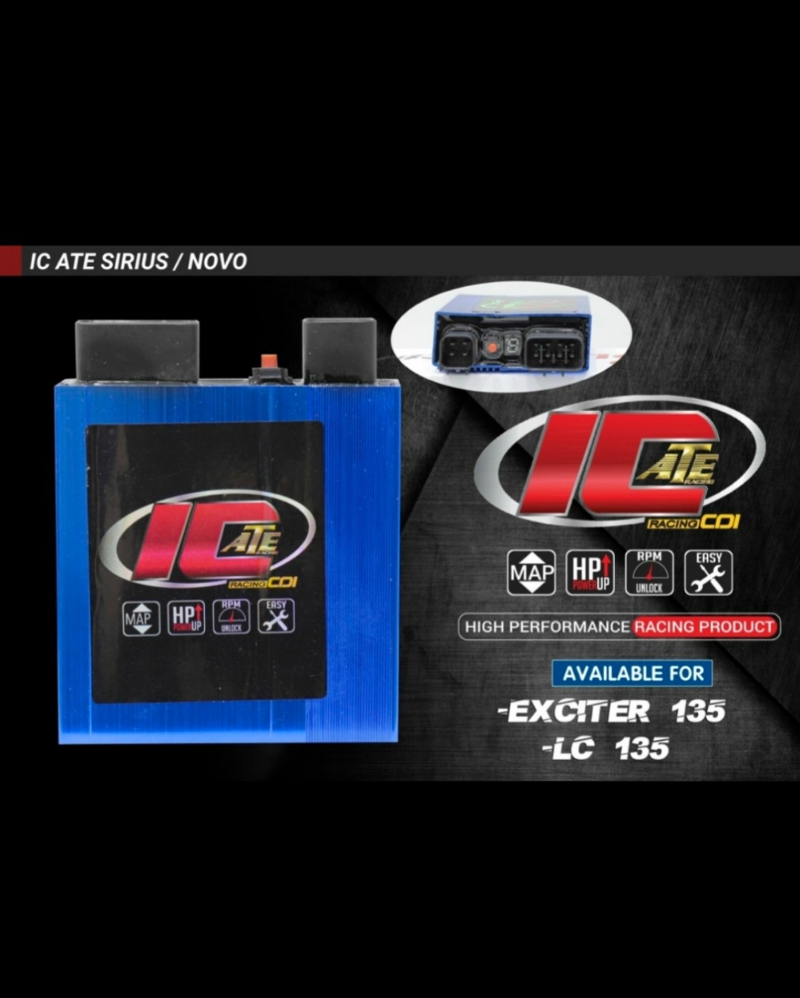 IC ATE chỉnh máp Sirius-Exciter 135-Wave 110 4 Chân-Wave Dream