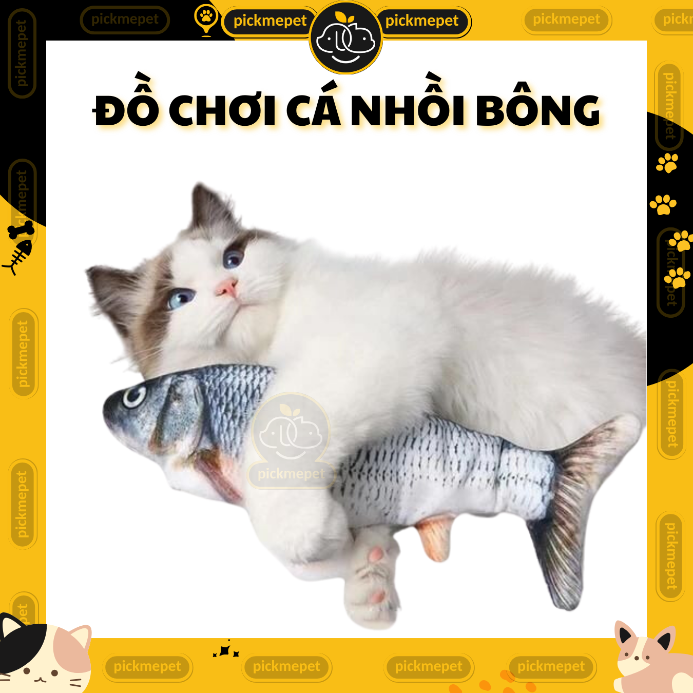 Stuffed Fish Toys for Cats
