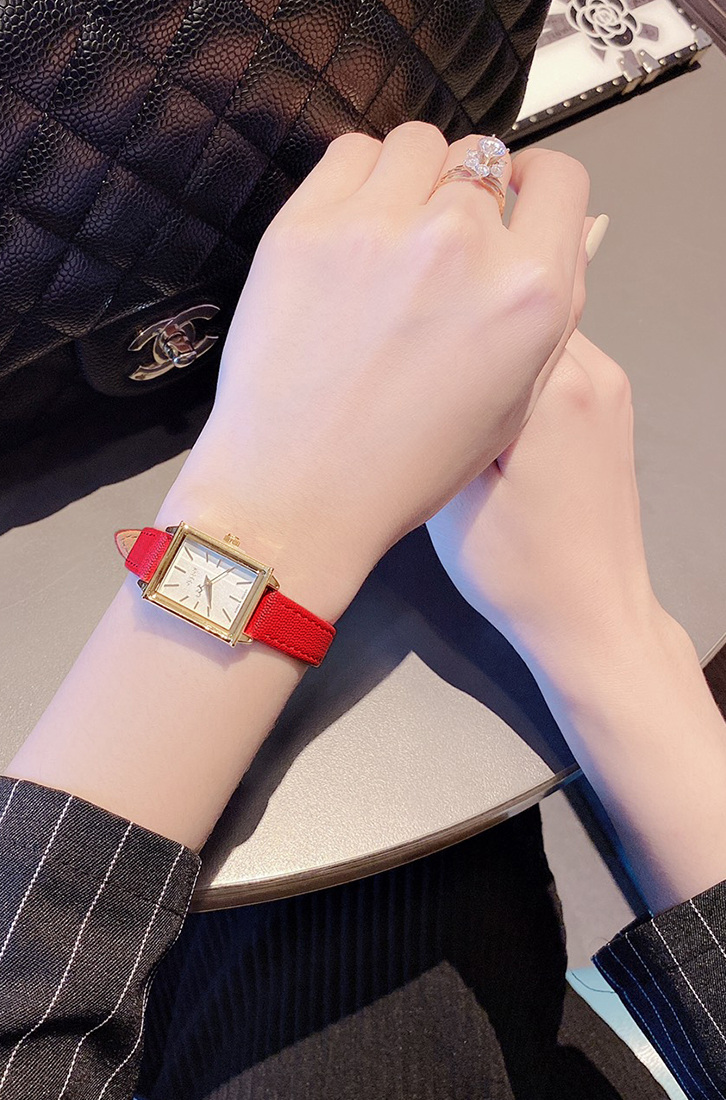 Đồng hồ nữ Julius Hàn Quốc JA-787 dây da