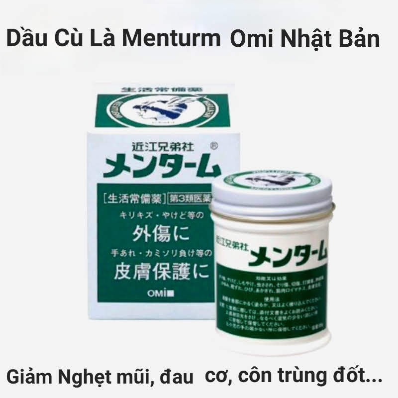 Dầu Cù Là Omi Menturm Nhật Bản 85g