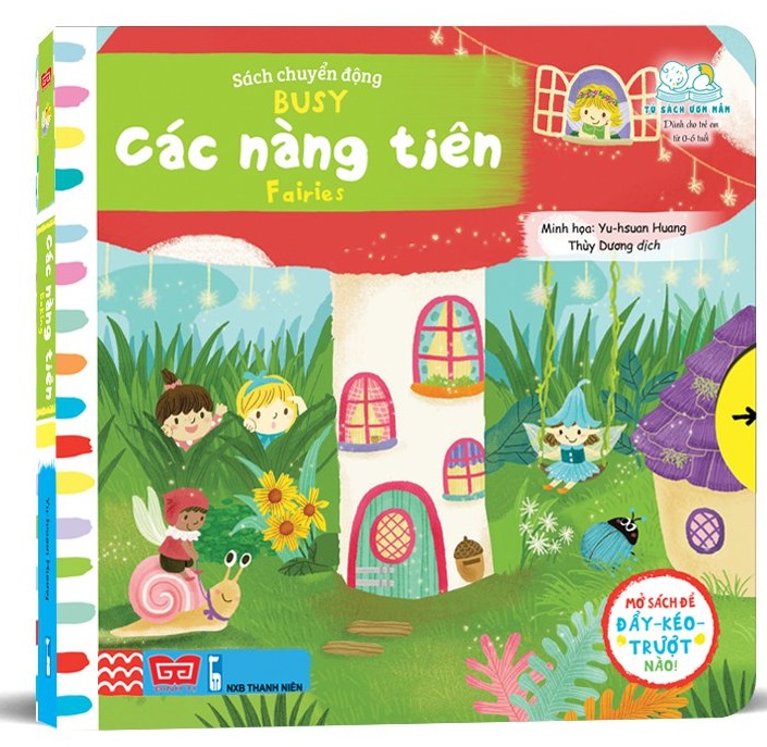 Fahasa - sách chuyển động - busy - fairies - các nàng tiên
