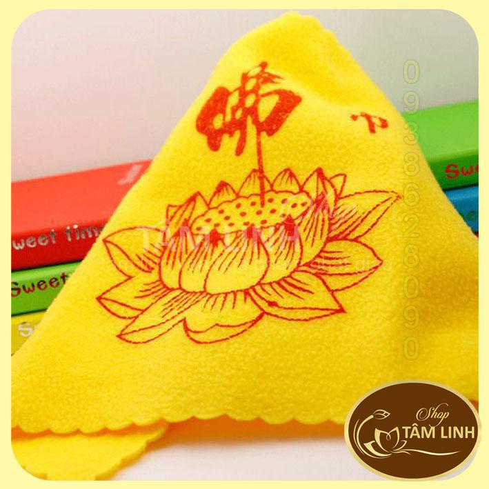 Khăn lau bàn thờ Hoa Sen lau tượng,Phật...