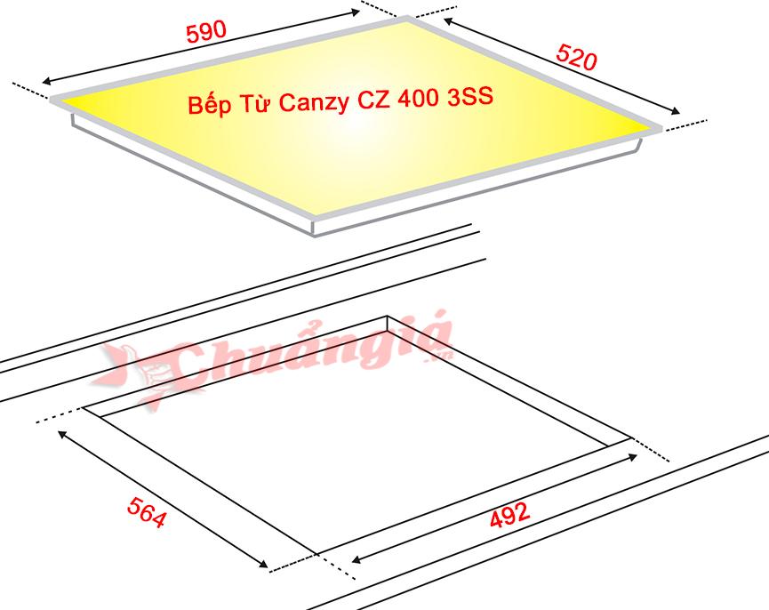 Bếp Từ Canzy CZ 400-3SS