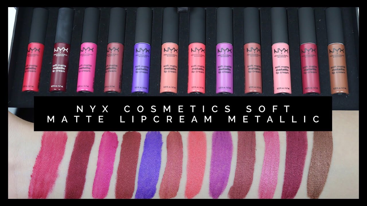 Son kem ánh kim Nyx Soft Matte Metallic Lip Cream SMMLC