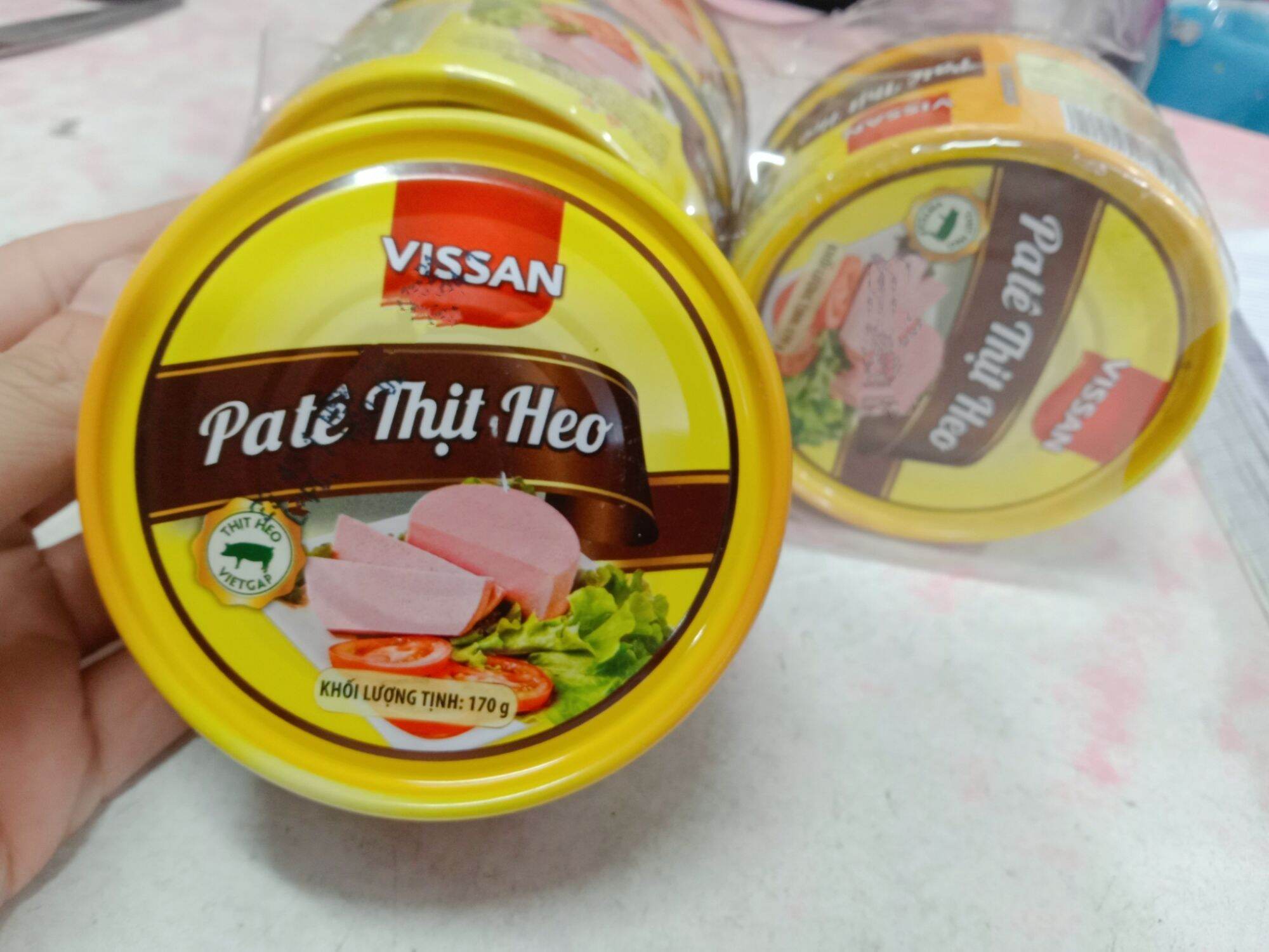 Pate Thịt heo lon in Vissan 170g