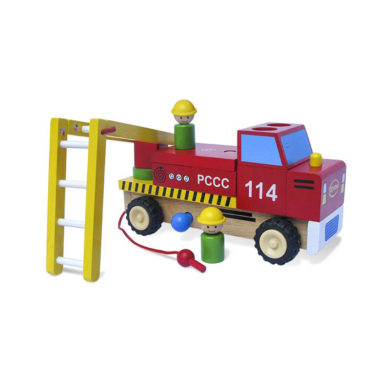 Đồ chơi gỗ - Xe thang lắp ráp Winwintoys