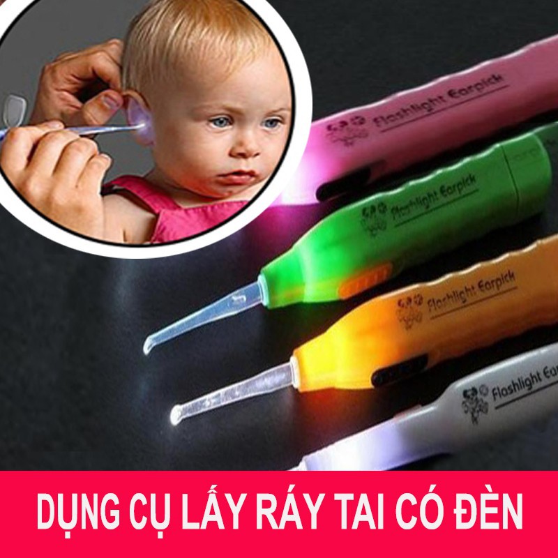 ⛔FREESHIP⛔ Lấy ráy tai có đèn (TẶNG 2 ĐẦU)