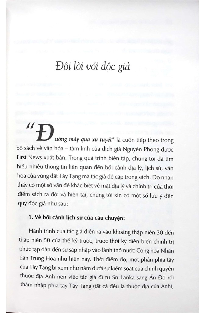 Sách - Đường Mây Qua Xứ Tuyết
