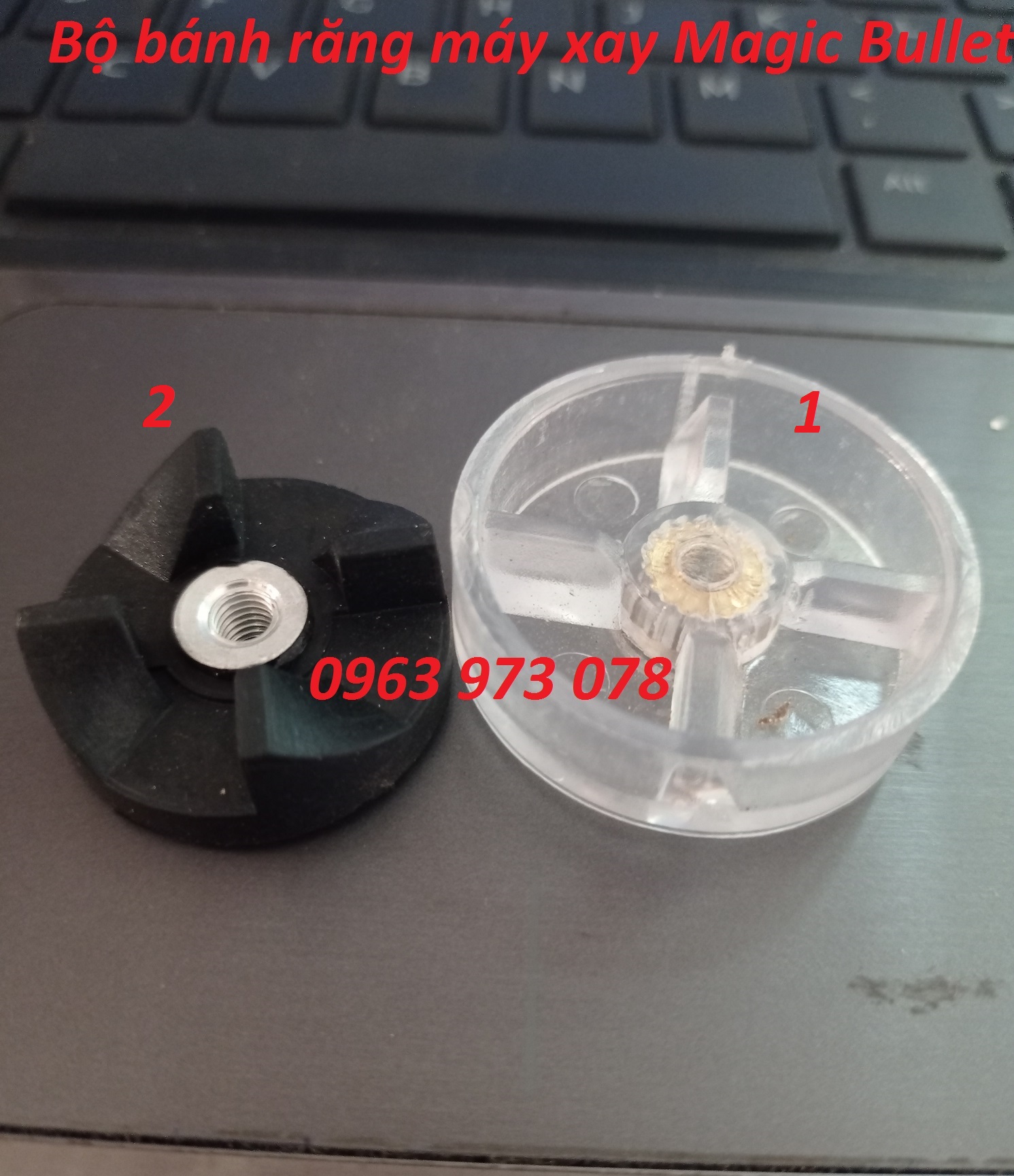 Bộ bánh răng, vấu truyền động máy xay sinh tố Magic Bulet