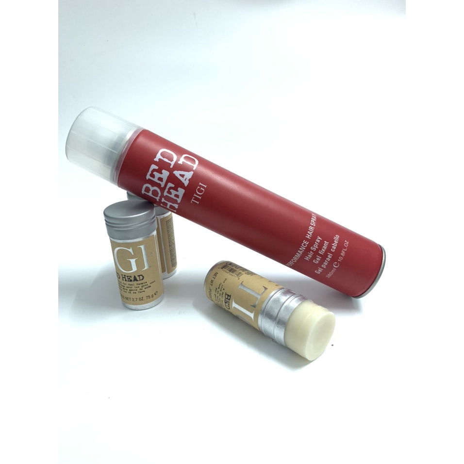 [Chính hãng] Combo gôm xịt tóc , sáp cứng Tigi  tạo kiểu giữ nếp