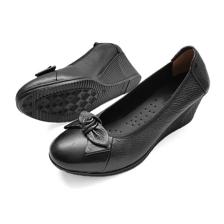Giày búp bê da thật cao 5cm
