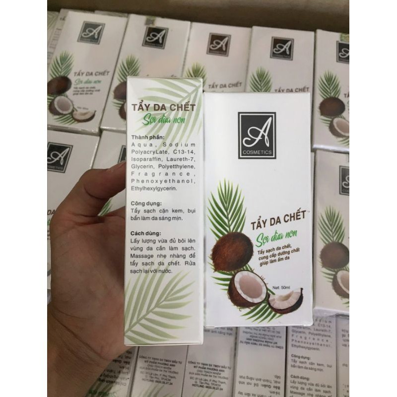 [HCM]Tẩy tế bào chết dừa non A 120ml