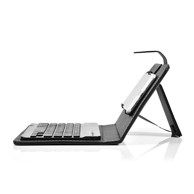 Bao da bàn phím Bluetooth có chuột 4 - 6 Inch dùng cho điện thoại Android/ IOS/ Windows