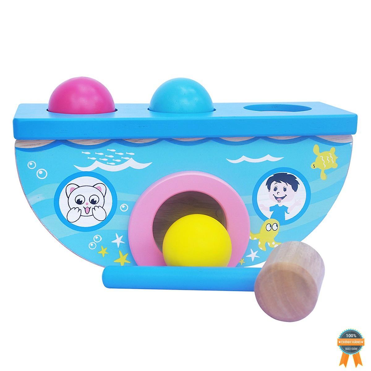 Đồ Chơi Gỗ Colligo - Đập Banh Cá Heo 90145B