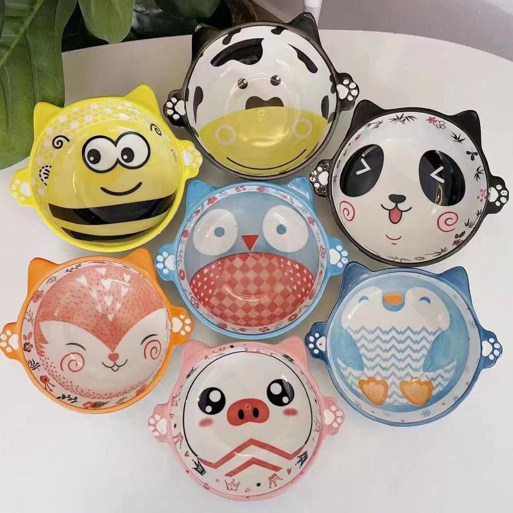 Bát sứ, chén sứ ăn dặm cho bé cực đáng yêu