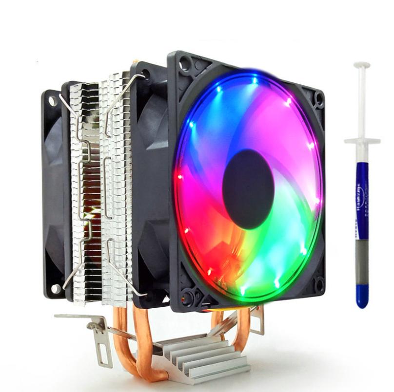 Tản Nhiệt Khí Snowman M200 Led RGB Dual Fan - Hỗ Trợ All CPU Giá Siêu Rẻ Tản Nhiệt Khí Snowman M200 Led RGB Dual Fan - Hỗ Trợ All CPU Giá Siêu Rẻ