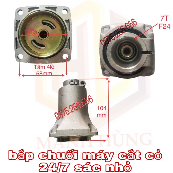 Bắp chuối máy cắt cỏ 24/7 sác nhỏ phụ tùng máy cắt cỏ phụ tùng máy nông nghiệp phụ tùng Hùng Lỳ