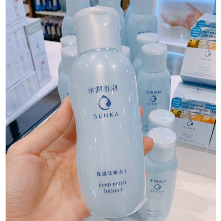 (NK chính hãng) Nước cân bằng da và dưỡng ẩm chuyên sâu SENKA deep moist lotion 200ml