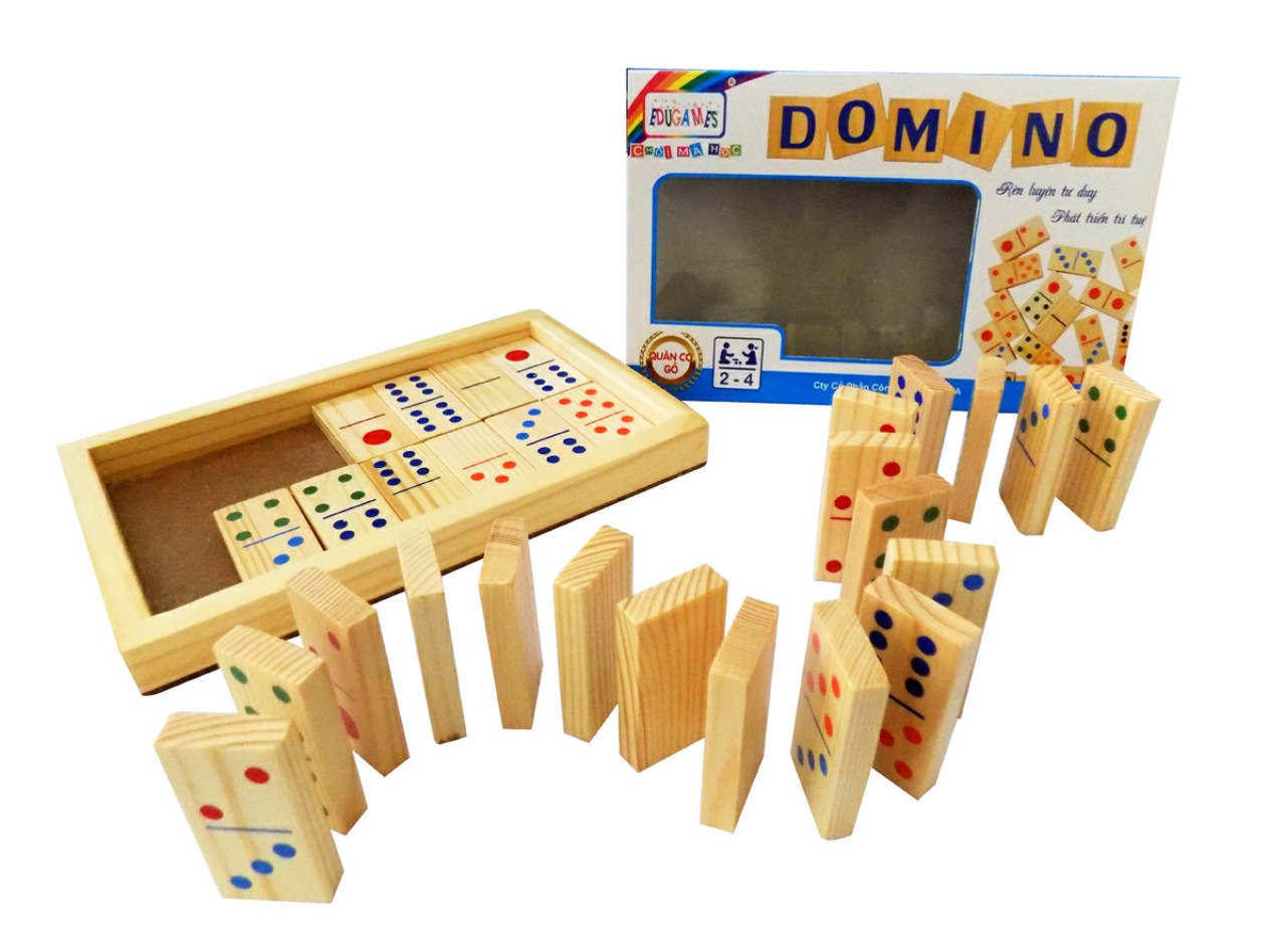 [HCM]Combo Cờ gỗ Domino Sở thú & Cờ Domino NHẤT LỤC