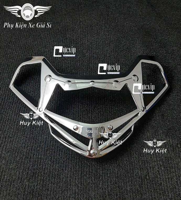 [HCM]Ốp Chụp Lái Đèn Hậu Xe Vision 2021 Xi Inox Mạ Crom MS3765