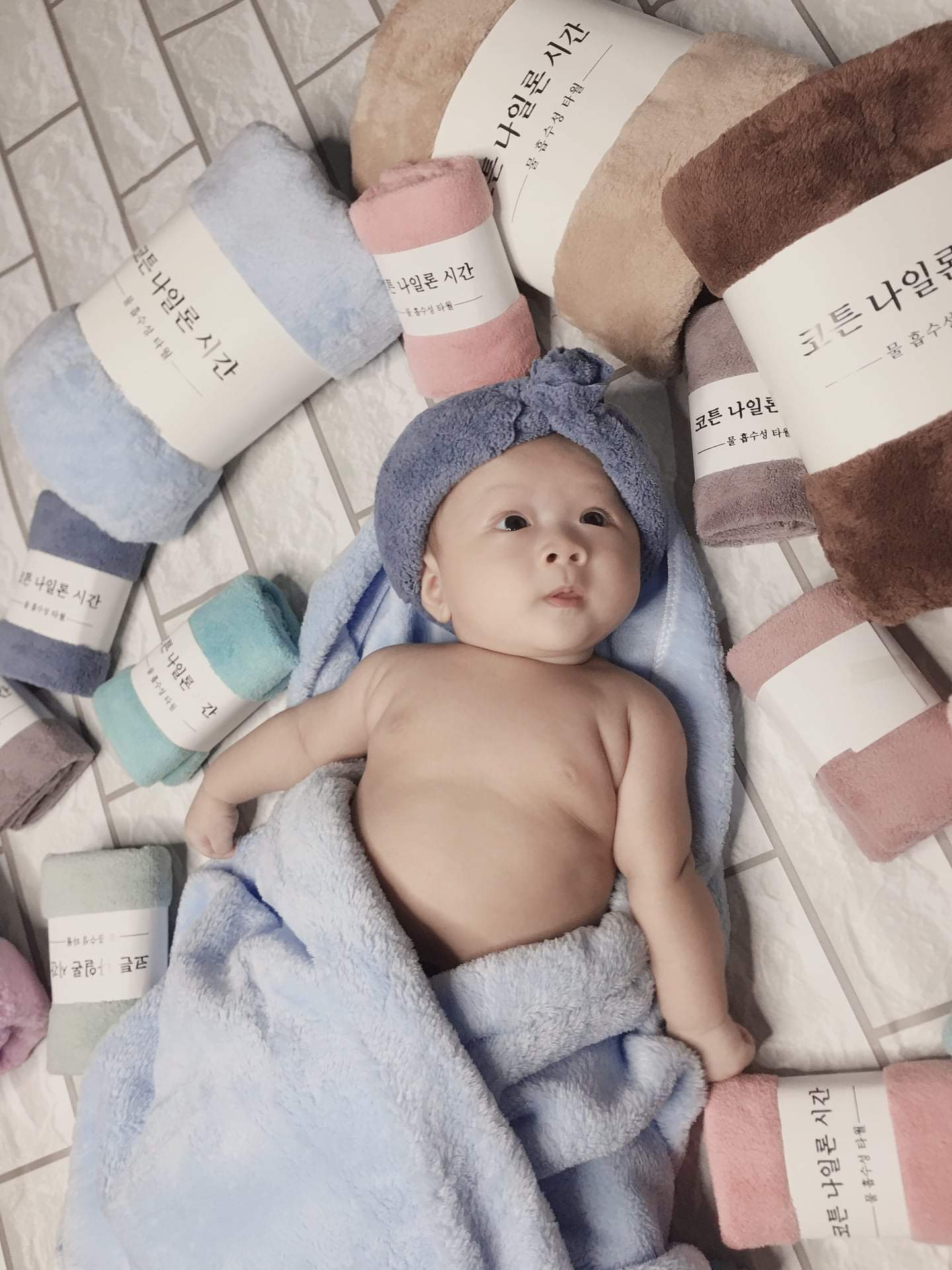 Khăn mặt Hàn Quốc Cao Cấp, Mềm Mại, An Toàn [ Hàng loại 1 ]