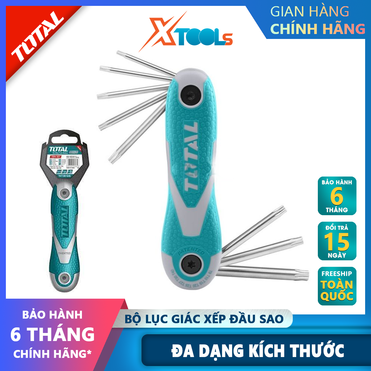 Set hexagonal reverse head Star 8 details Total THT1061846 | 8 key hexagonal round head kích thước 2-8mm support twisted open is easy and spend less jewelry [xsafe] [XTools]