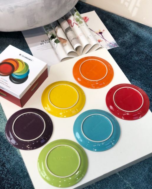SET ĐĨA LE CREUSET 6 CHIẾC 18cm và 23 cm