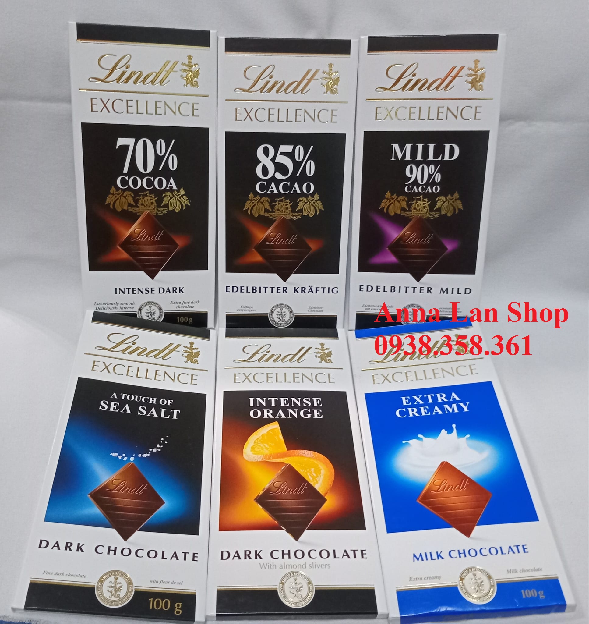 [Hcm]Lindt Chocolate 85%- France (100g)