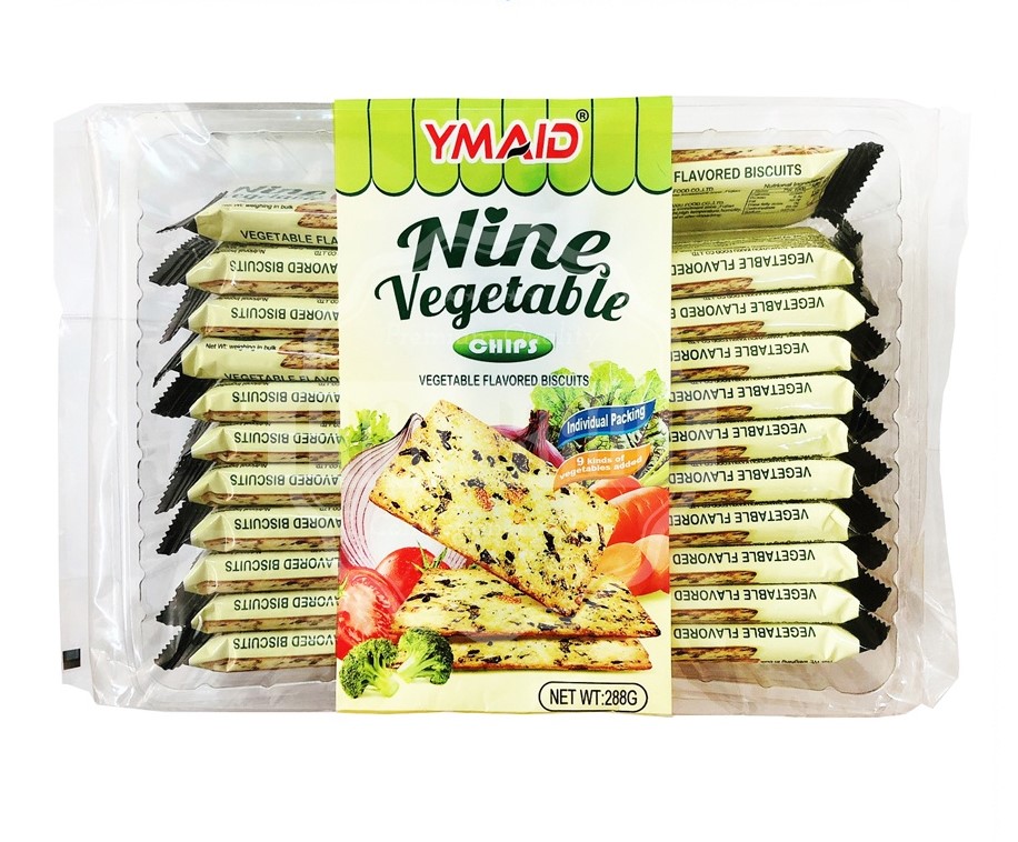 Bánh Quy Giòn Vị Rau Củ YMAID 288g