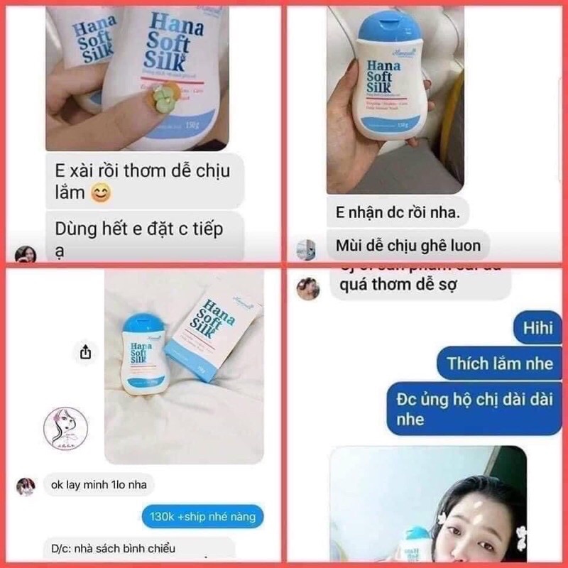 [HCM]Ddvs phụ nữ hana soft silk 150g