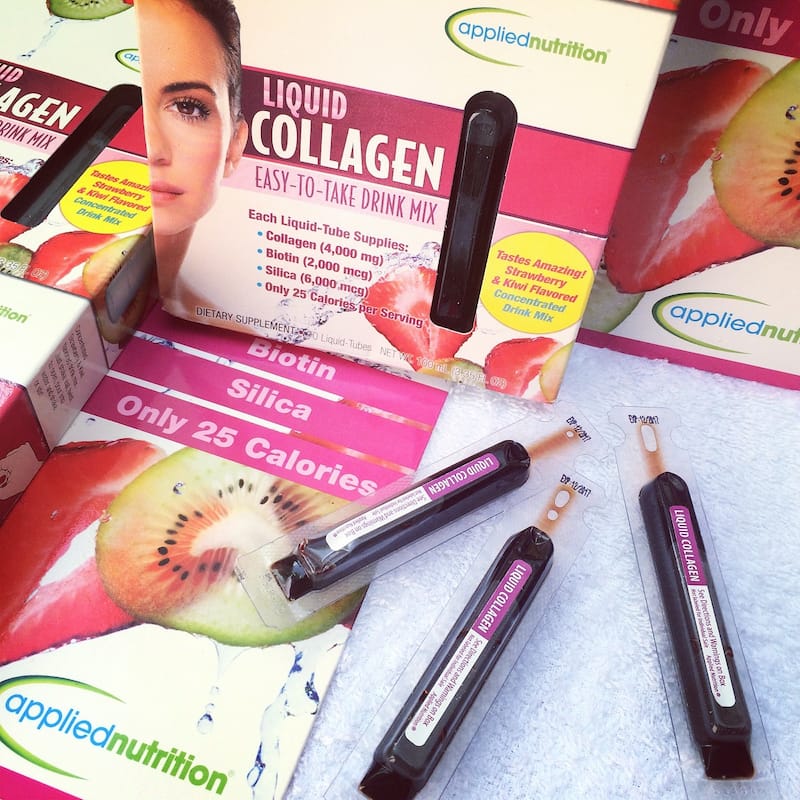 [MẪU MỚI] Collagen nước Liquid Collagen Applied Nutrition 4000mg hộp 30 ống của Mỹ