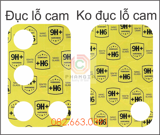 Cường lực camera oppo a74 4g / 5g nano bảo vệ